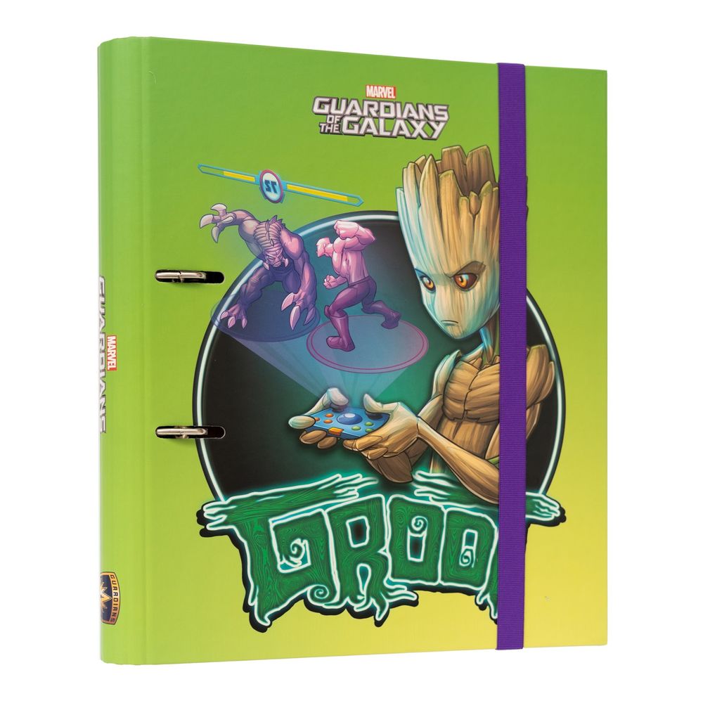 Grupo Erik Marvel Guardians Of The Galaxy - Groot Marvel 2 Classeur à anneaux - Multicolore